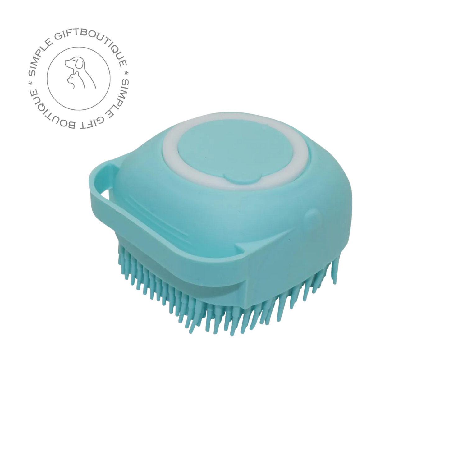 Suds & Shine: Pet Grooming Brush with Shampoo Dispenser – Effortless Cleaning for Your Pawsitively Pampered Pet