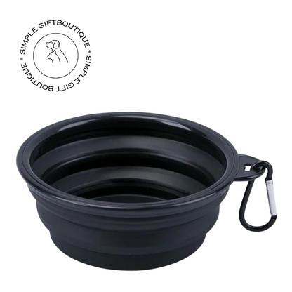 Adventure-Ready: Collapsible Silicone Pet Travel Bowl for On-the-Go Comfort and Convenience