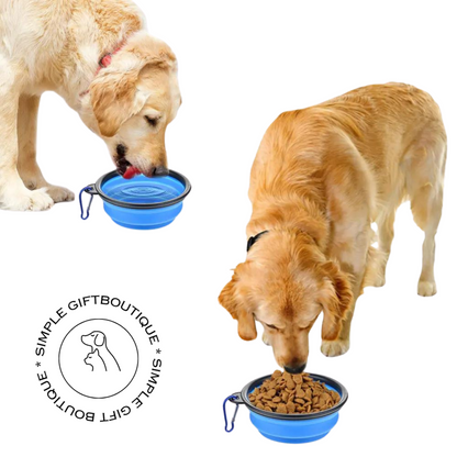 Adventure-Ready: Collapsible Silicone Pet Travel Bowl for On-the-Go Comfort and Convenience