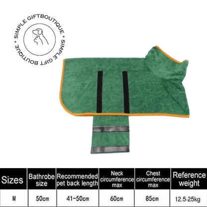 Adjustable Coat Bathrobe Towel for Pets