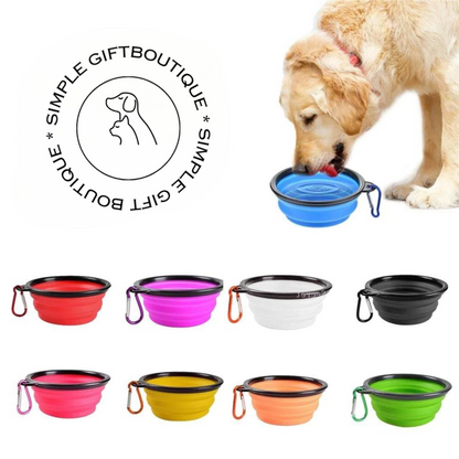 Adventure-Ready: Collapsible Silicone Pet Travel Bowl for On-the-Go Comfort and Convenience