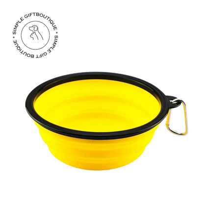 Adventure-Ready: Collapsible Silicone Pet Travel Bowl for On-the-Go Comfort and Convenience