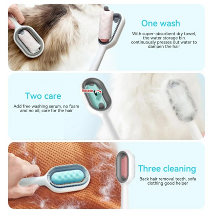 Gleaming Coats: Pet Grooming Hair Brush - Effortless Beauty and Comfort for Your Furry Friend