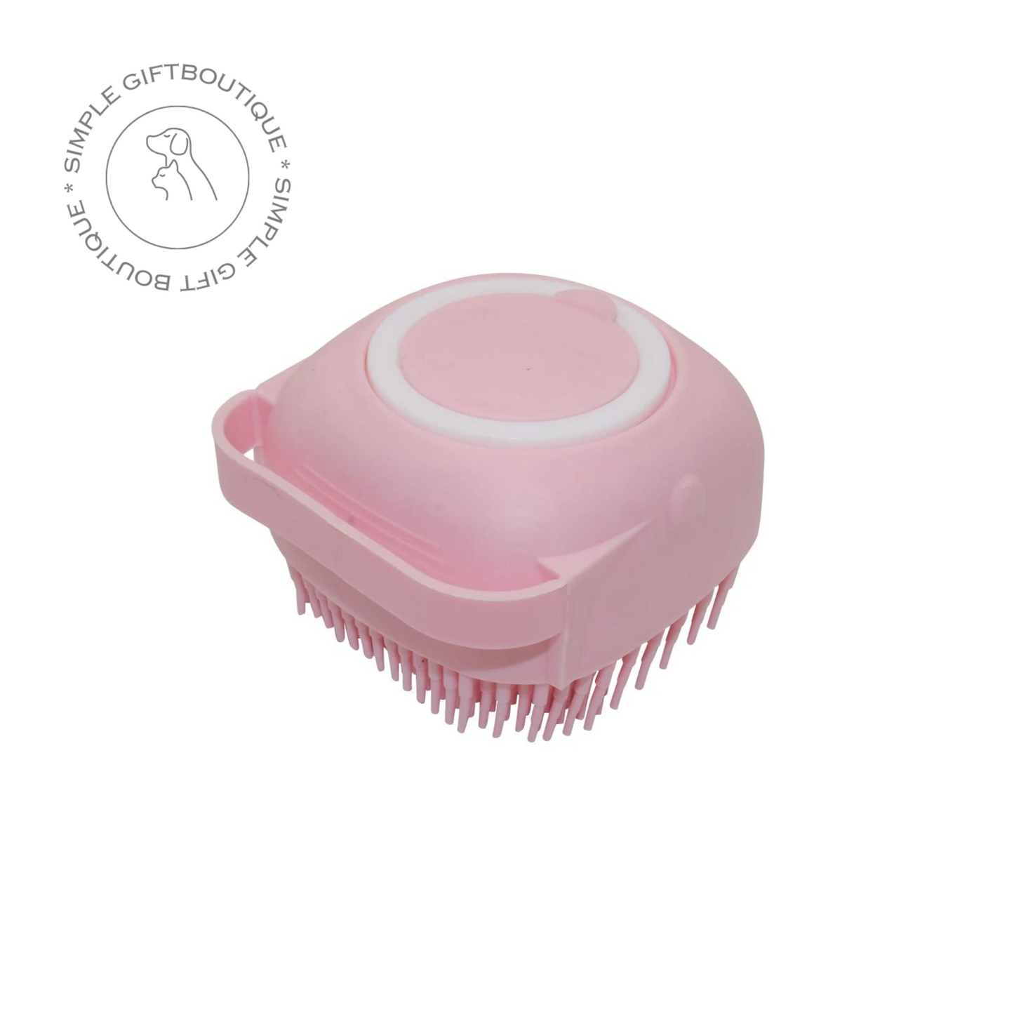 Suds & Shine: Pet Grooming Brush with Shampoo Dispenser – Effortless Cleaning for Your Pawsitively Pampered Pet