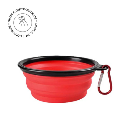 Adventure-Ready: Collapsible Silicone Pet Travel Bowl for On-the-Go Comfort and Convenience