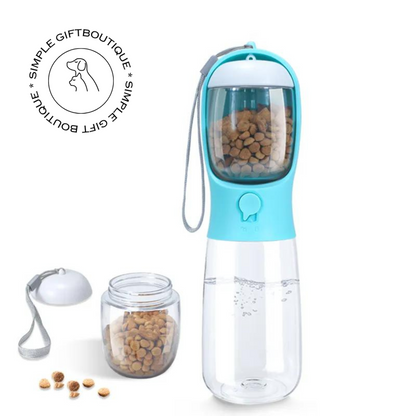 On-the-Go Hydration and Nourishment: Travel Pet Water and Food Bottle for Your Adventurous Companion