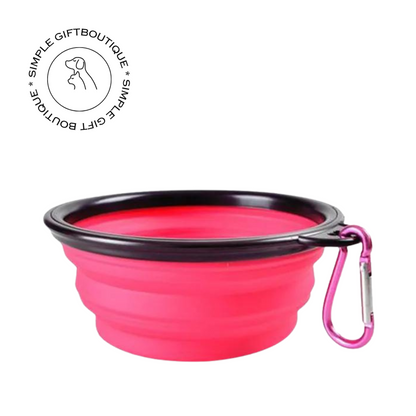 Adventure-Ready: Collapsible Silicone Pet Travel Bowl for On-the-Go Comfort and Convenience