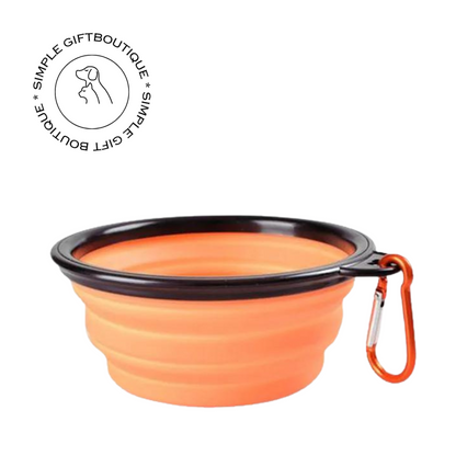 Adventure-Ready: Collapsible Silicone Pet Travel Bowl for On-the-Go Comfort and Convenience