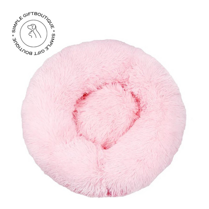 AB Plush Paradise: Comfort Donut Cuddler Pet Bed – Luxurious Rest for Your Furry Friend