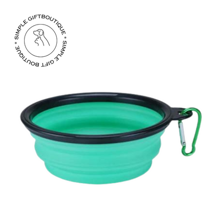 Adventure-Ready: Collapsible Silicone Pet Travel Bowl for On-the-Go Comfort and Convenience